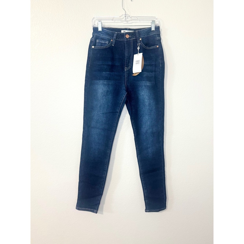 YMI Dream Women's High Rise Skinny Jeans Dark Wash Size 11/30 NWT